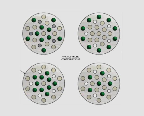 Dispositivo multi sonda per testare la consistenza di prodotti come confetture